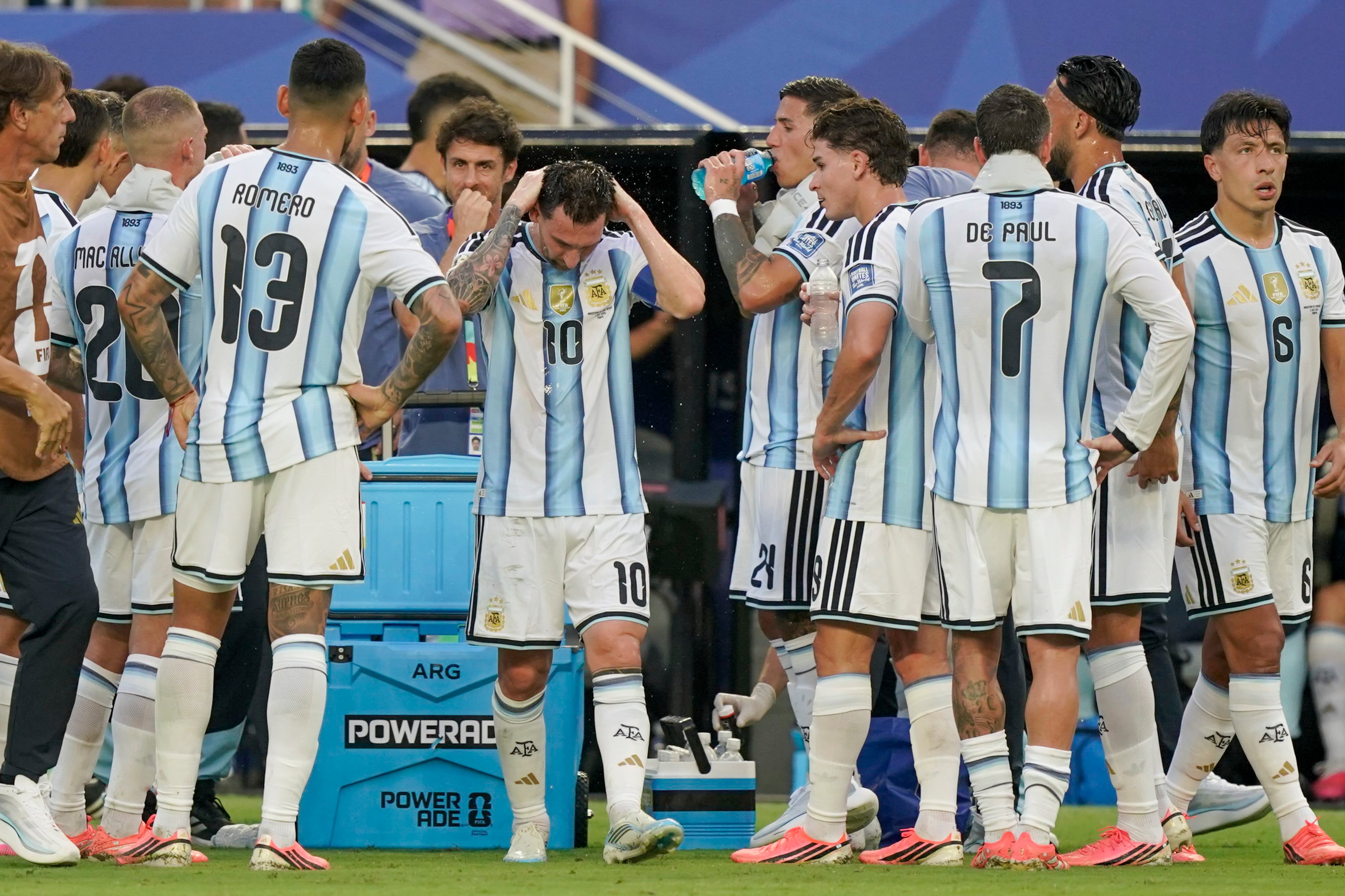 La preocupación del plantel de la Argentina