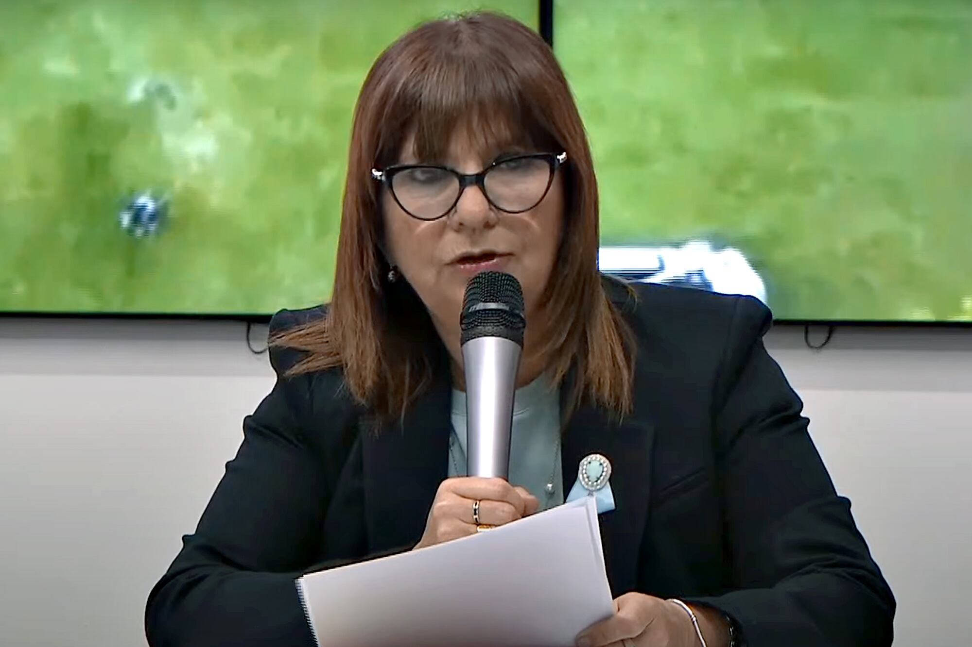 La conferencia de prensa de Patricia Bullrich