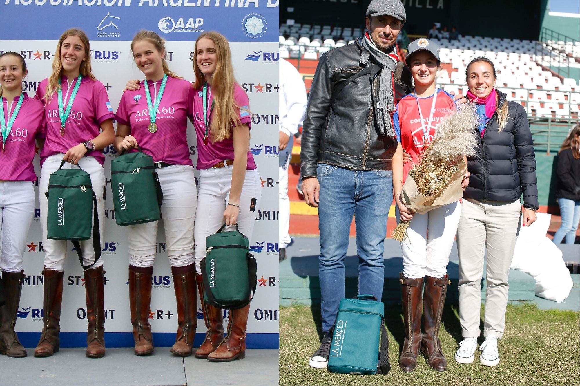 Con la Asociación Argentinade Polo.