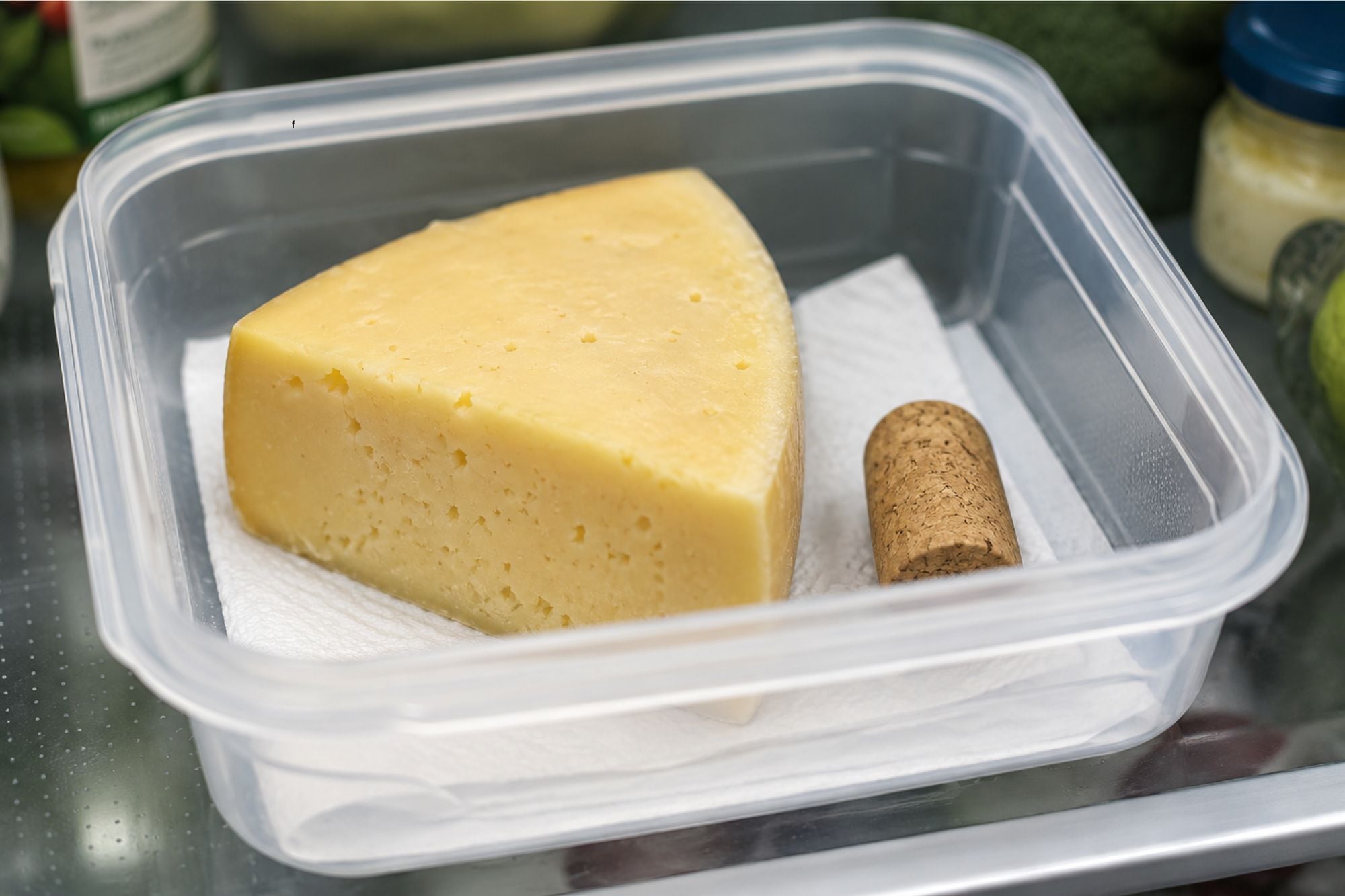 Para qué sirve poner un corcho dentro del recipiente del queso y por qué cada vez más personas lo hacen