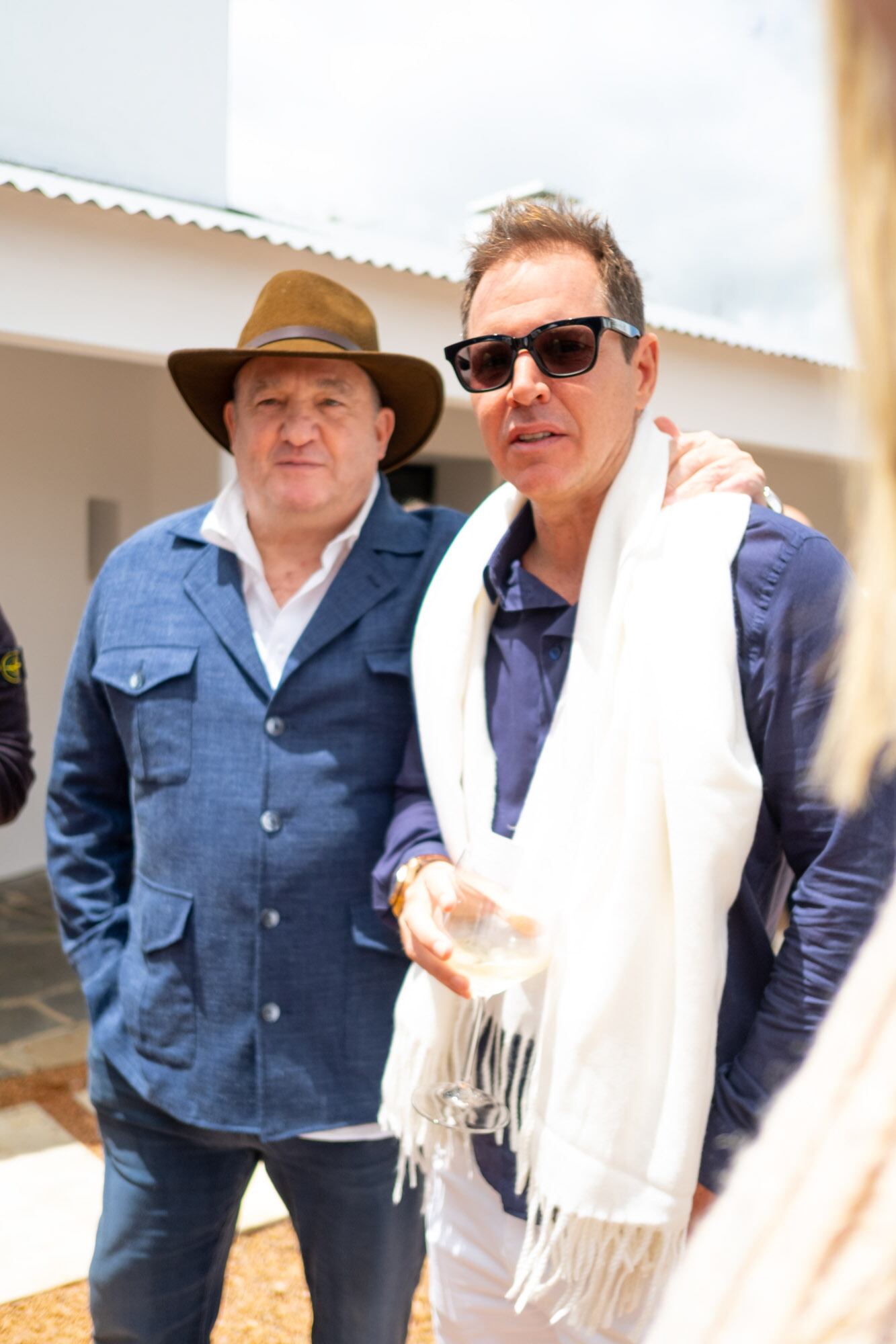 Alejandro Macfarlane, CEO de la empresa de energía Camuzzi, y Jorge Brito.