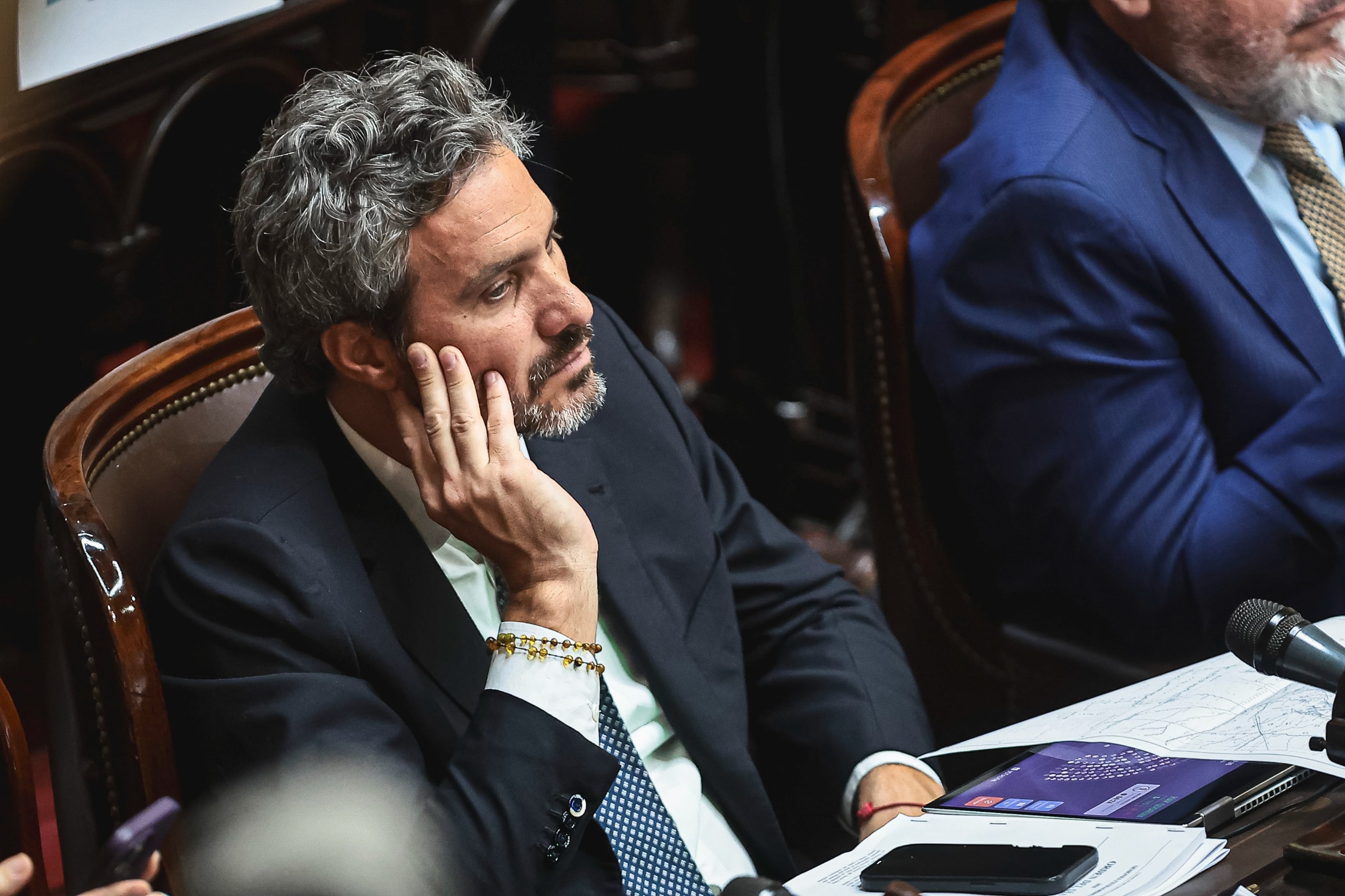 Santiago Cafiero en una sesión del Congreso Nacional