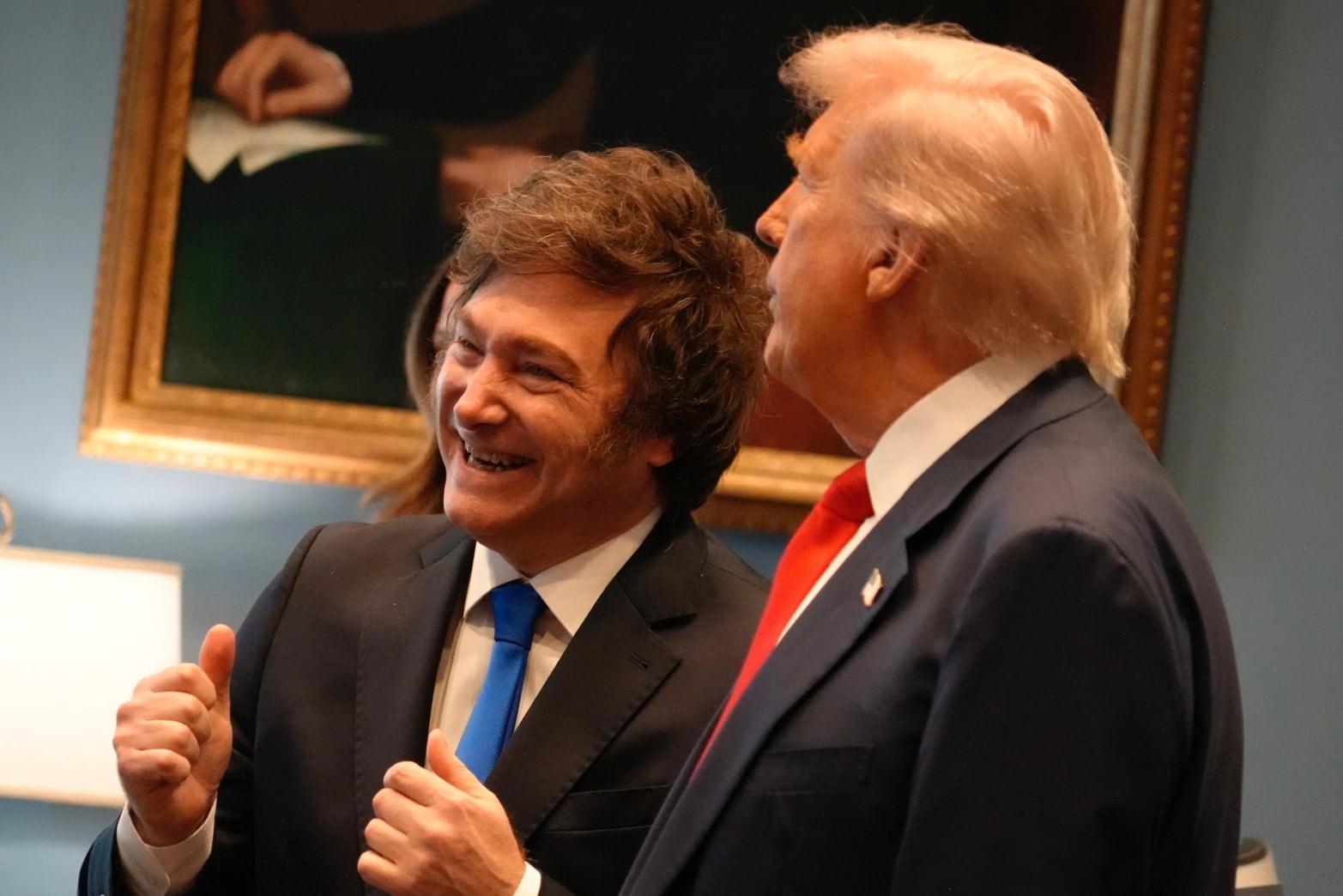 Javier Milei y Donald Trump, en la Casa Blanca.