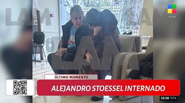 En LAM, dieron a conocer que Alejandro Stoessel está internado (Captura: América TV)