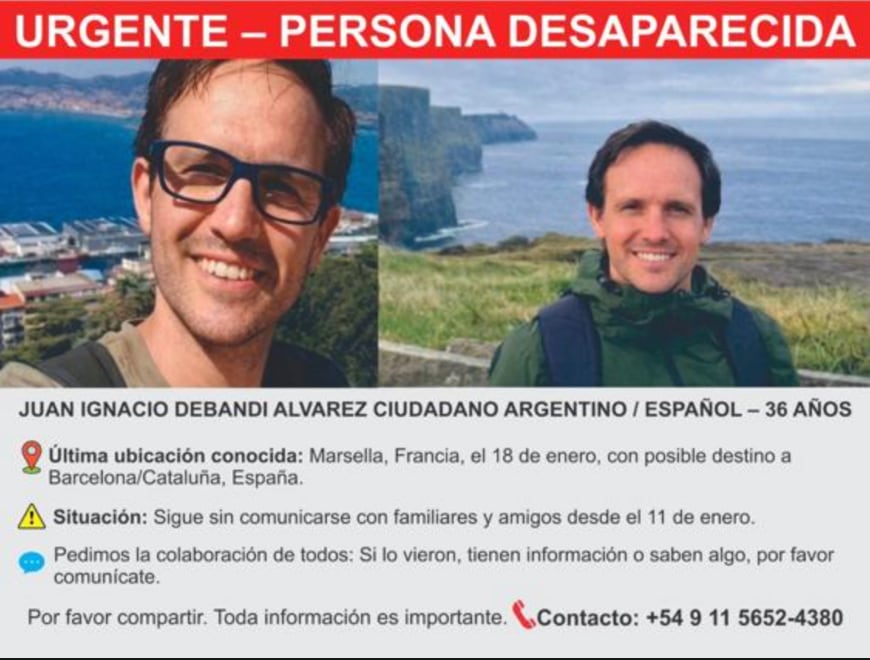 El aviso de la familia en las redes sociales