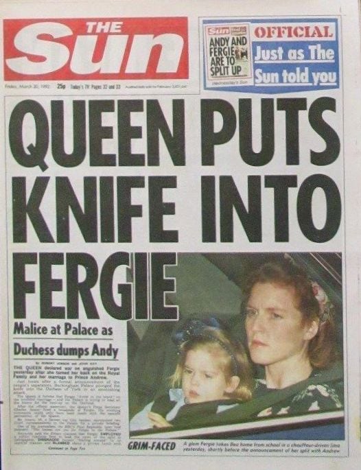 Andrews vivió junto a Sara Ferguson las épocas de su separación del príncipe Andrés