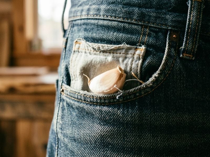 Cuáles son los beneficios desconocidos de llevar un diente de ajo en el bolsillo del pantalón