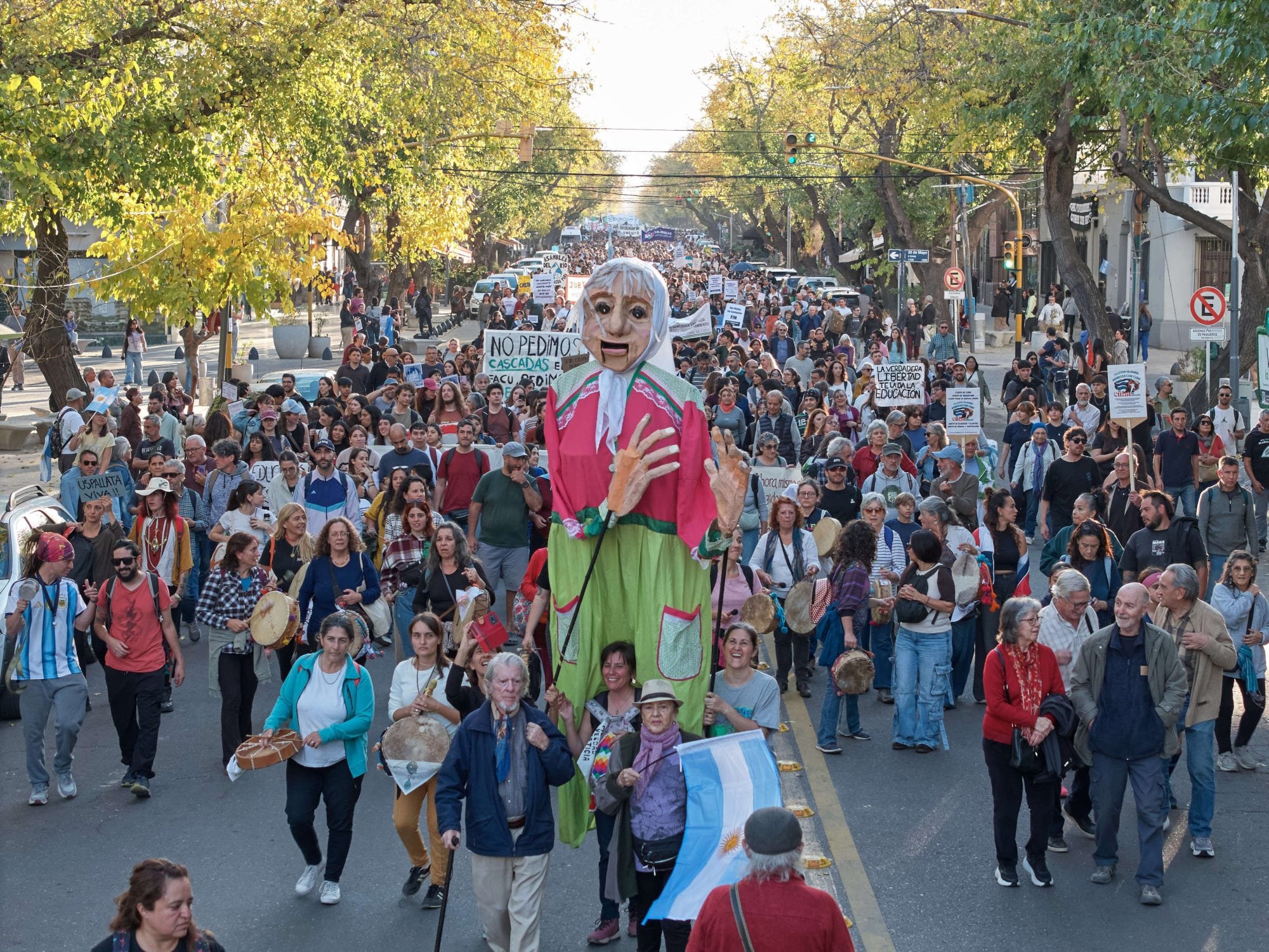 La marcha universitaria se replicó en todo el país con protestas en más de diez provincias