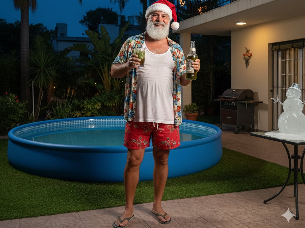 Papá Noel es el tío Raúl
