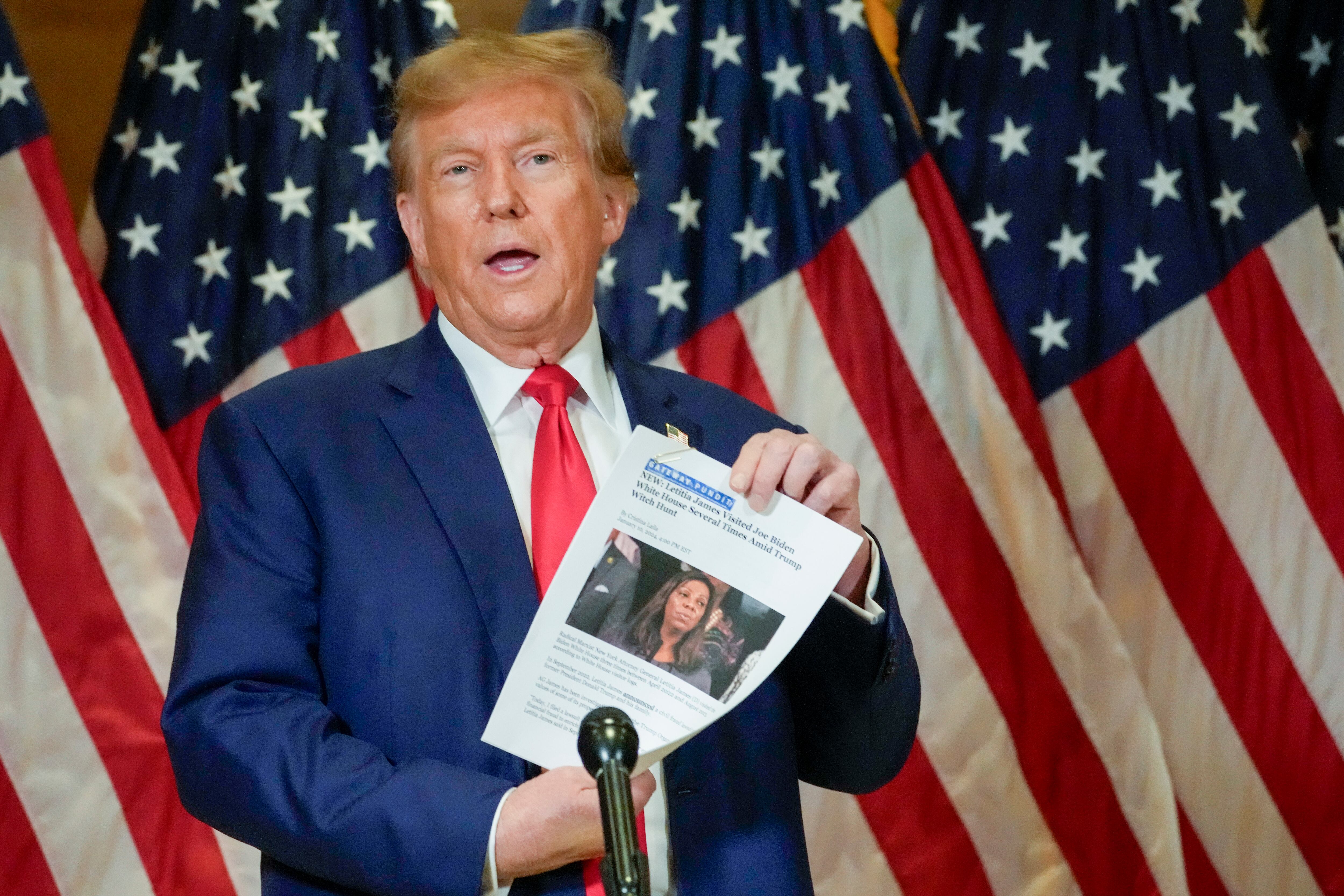 La enemistad entre Trump y James se remonta a 2018, cuando la demócrata prometió en su campaña investigar los negocios del presidente
