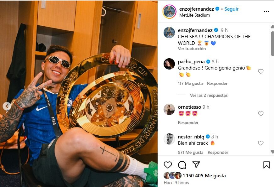 El posteo del argentino tras sumar un nuevo título a su carrera profesional