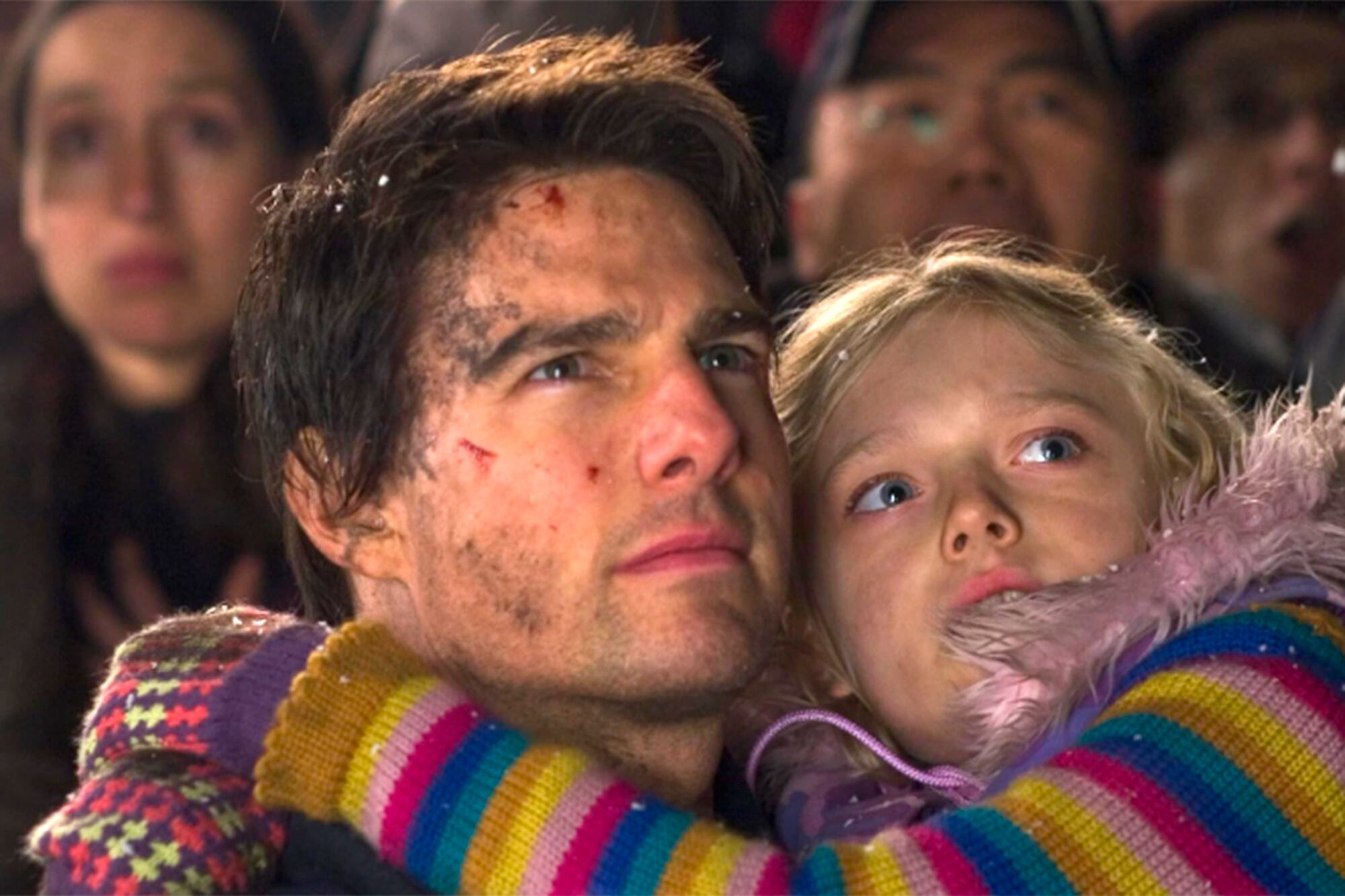 Tom Cruise y Dakota Fanning en una escena de Guerra de los Mundos