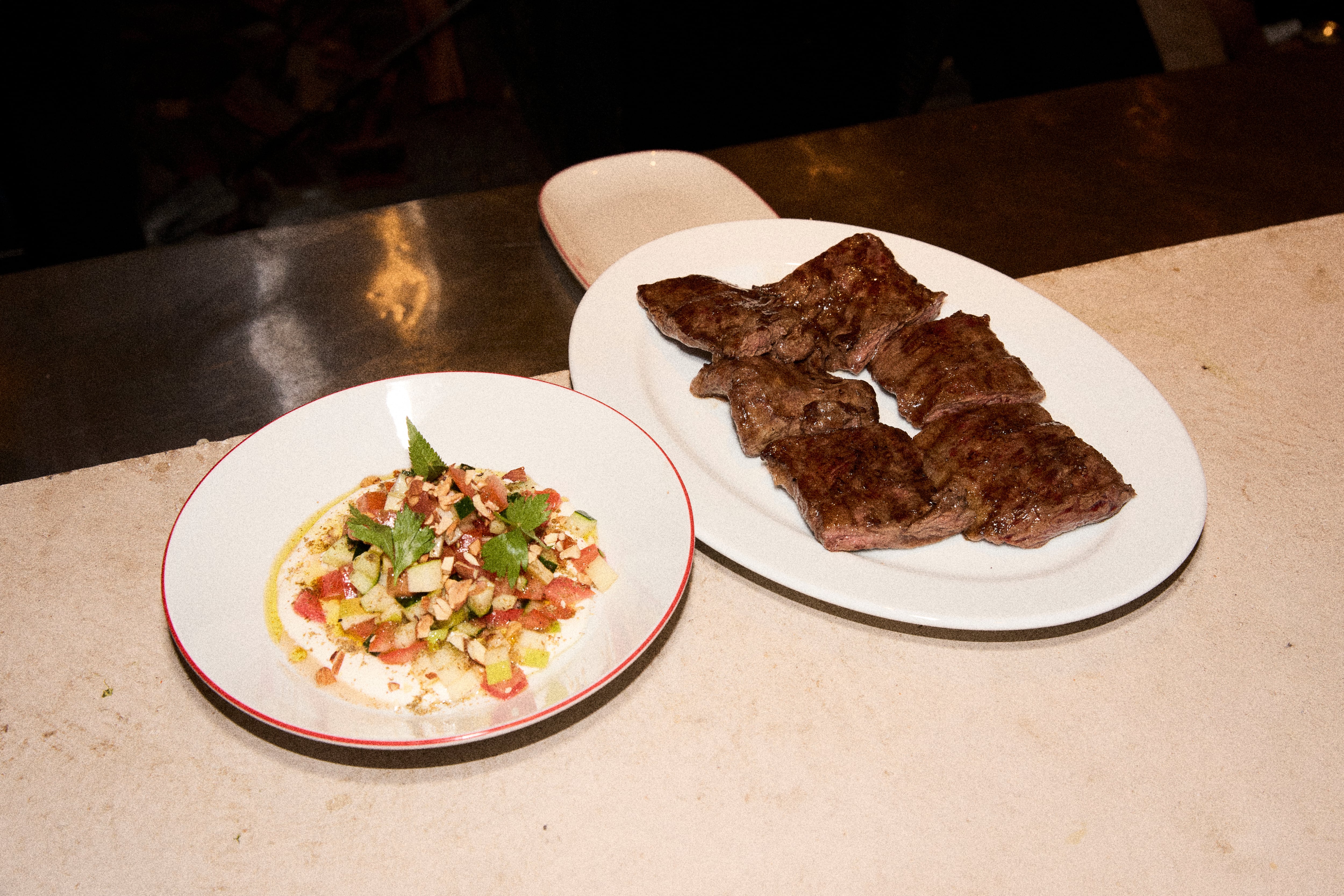 Entraña con ensalada Felisa de Felisa Parrilla