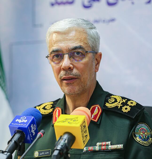 Mohamad Bagheri, el jefe del estado mayor del Ejército de Irán