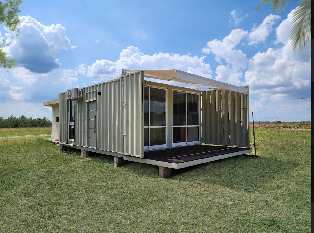 Las “casas contenedores” son viviendas que se hacen con una estructura basada en contenedores marítimos o containers reciclados