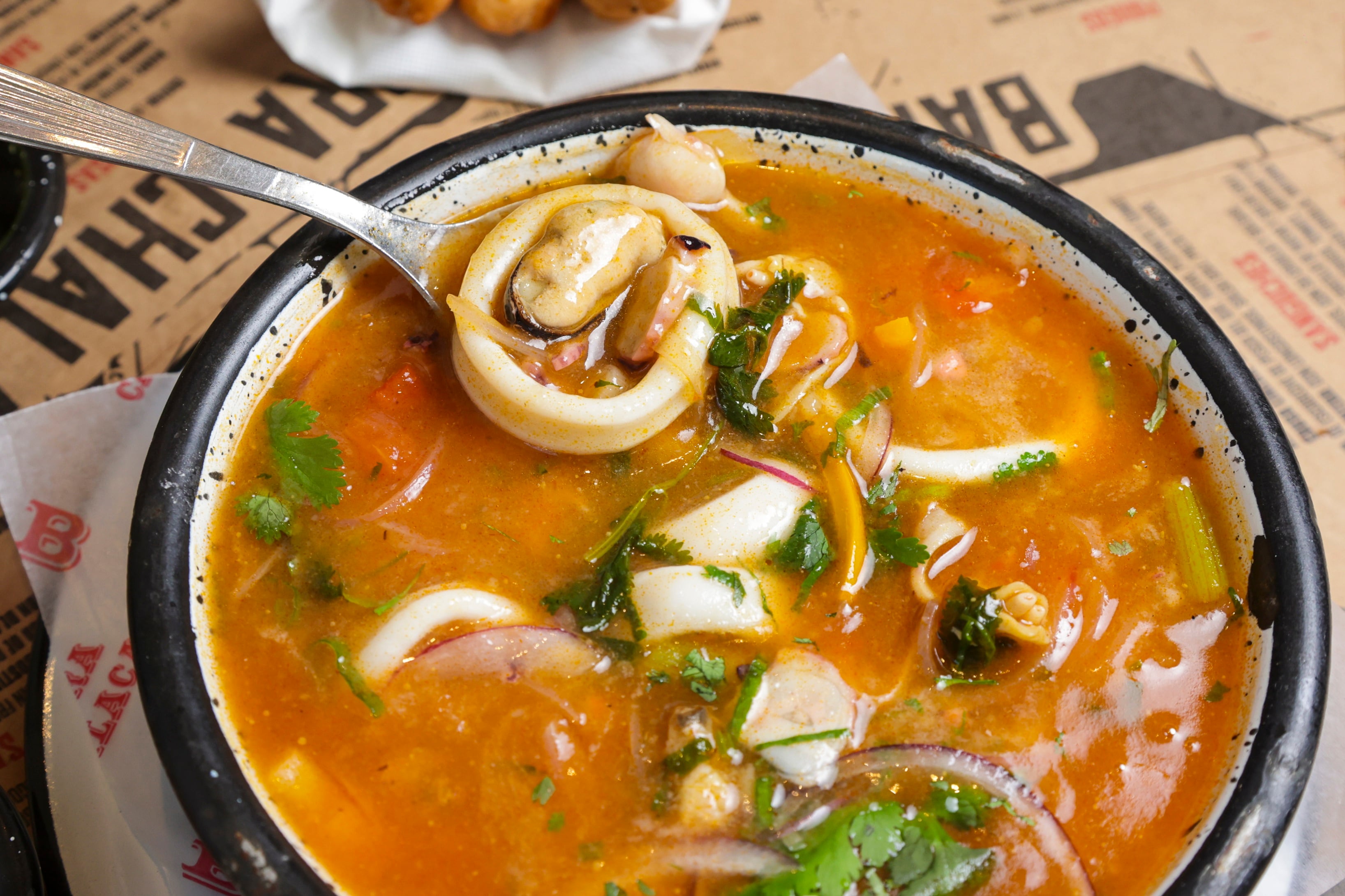 Chupe peruano - Sopas en Barra Chalaca