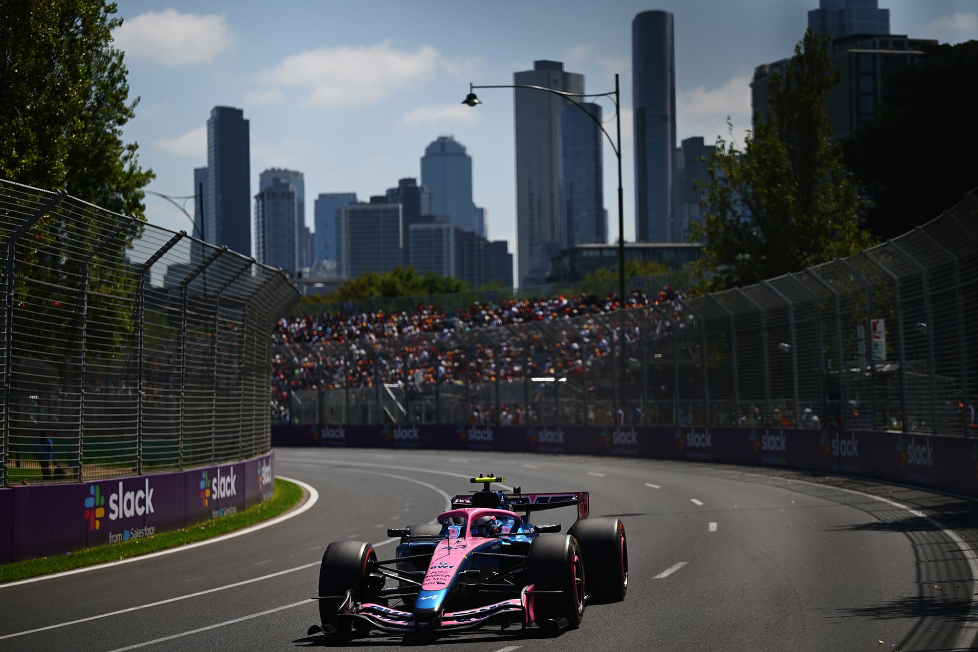 Franco Colapinto en la segunda práctica del GP de Australia, en vivo