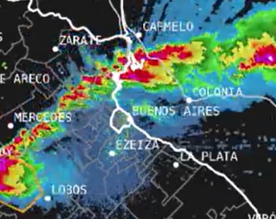 Alerta por ciclogénesis en el AMBA: hasta cuándo hay tormentas fuertes, según el SMN