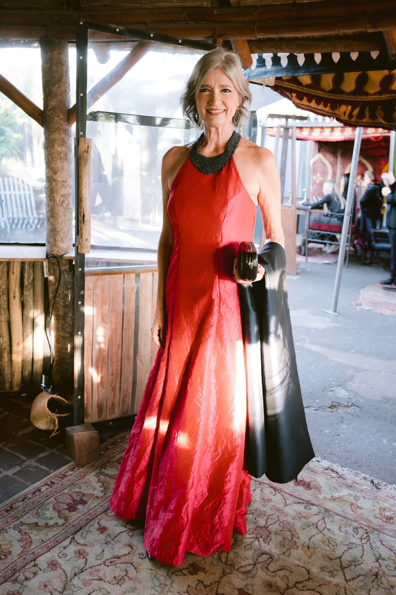 Teresa, feliz con el casamiento de Mateo y Vicky, que viven desde hace años en Barcelona.