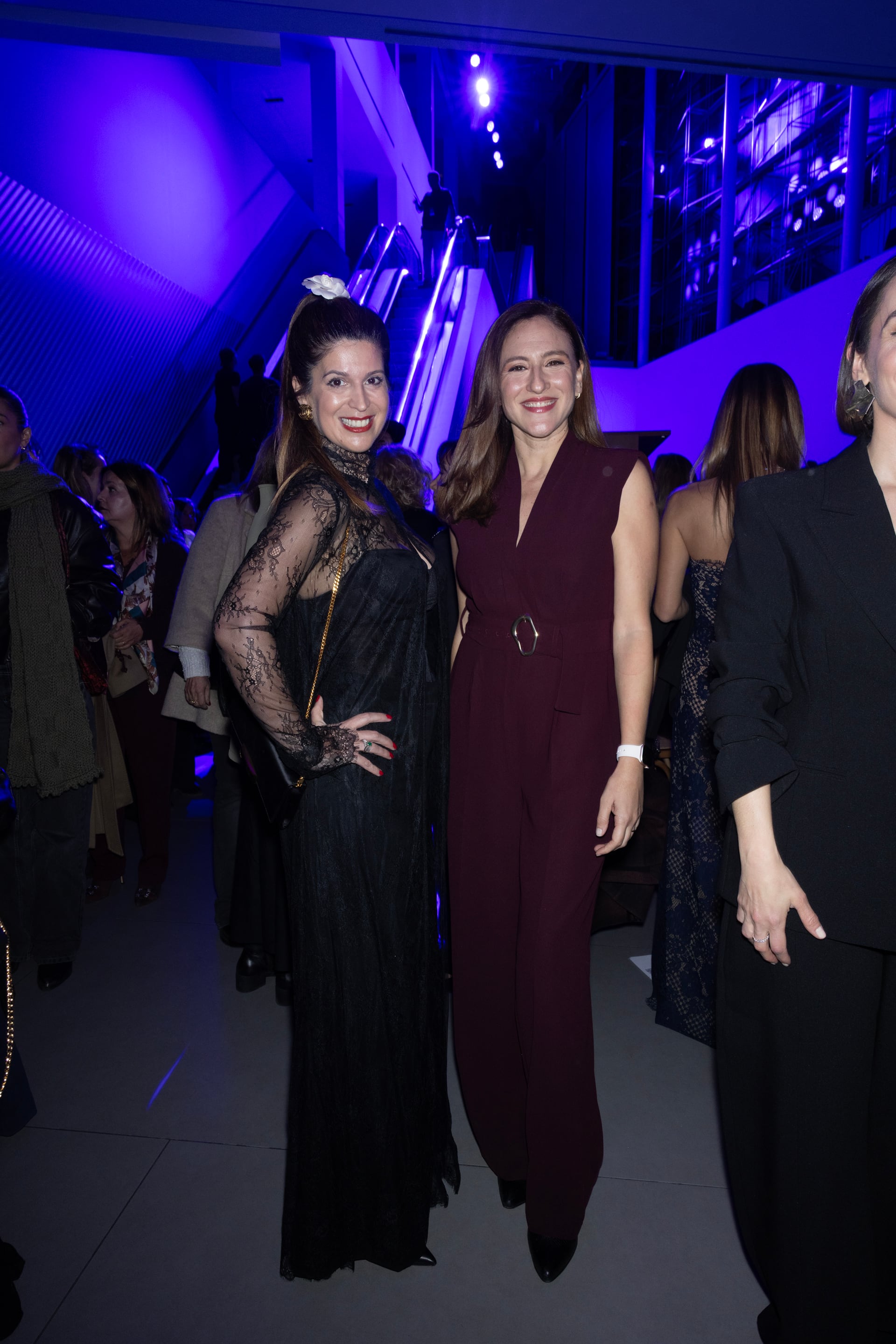 Elbita Marcovecchio y Carolina Amoroso en el desfile