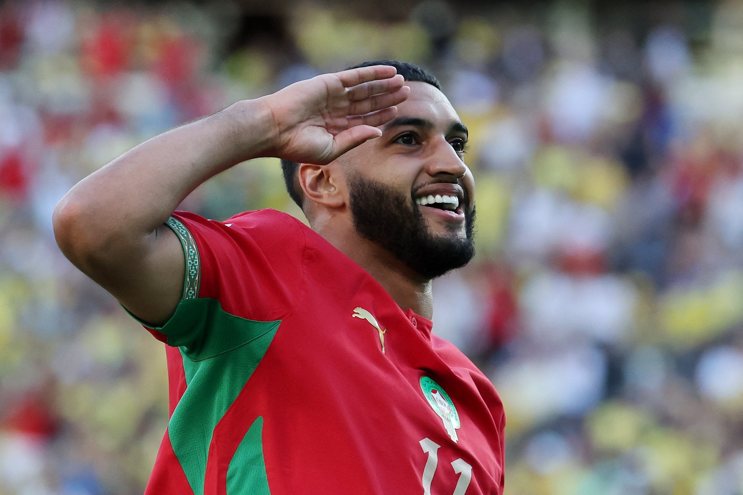 Saibari, de una difícil historia de vida a brillar con Marruecos: gol a Brasil y un pase millonario a Bayern Munich en pleno Mundial