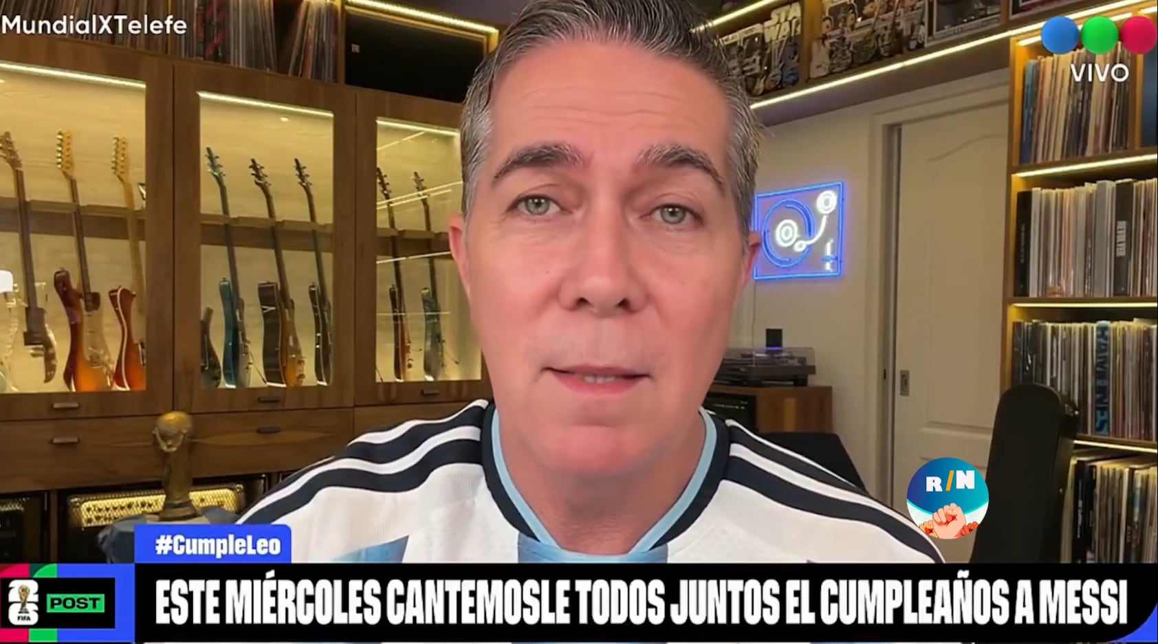 Cómo es “Al 10 a las 10”, la propuesta para saludar a Messi desde cualquier rincón del país (Captura: X)