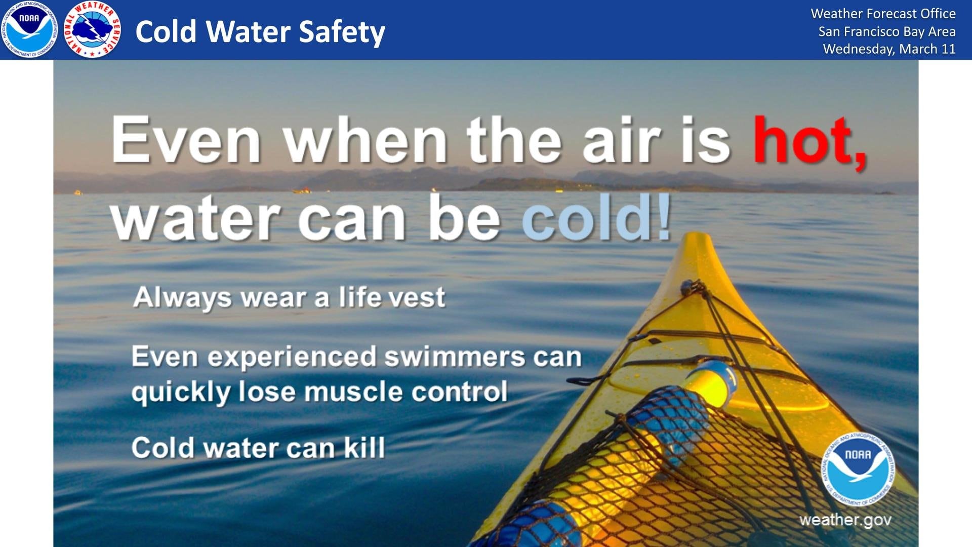 El NWS emite una alerta por choque térmico en el Pacífico y ríos helados en medio de la histórica ola de calor