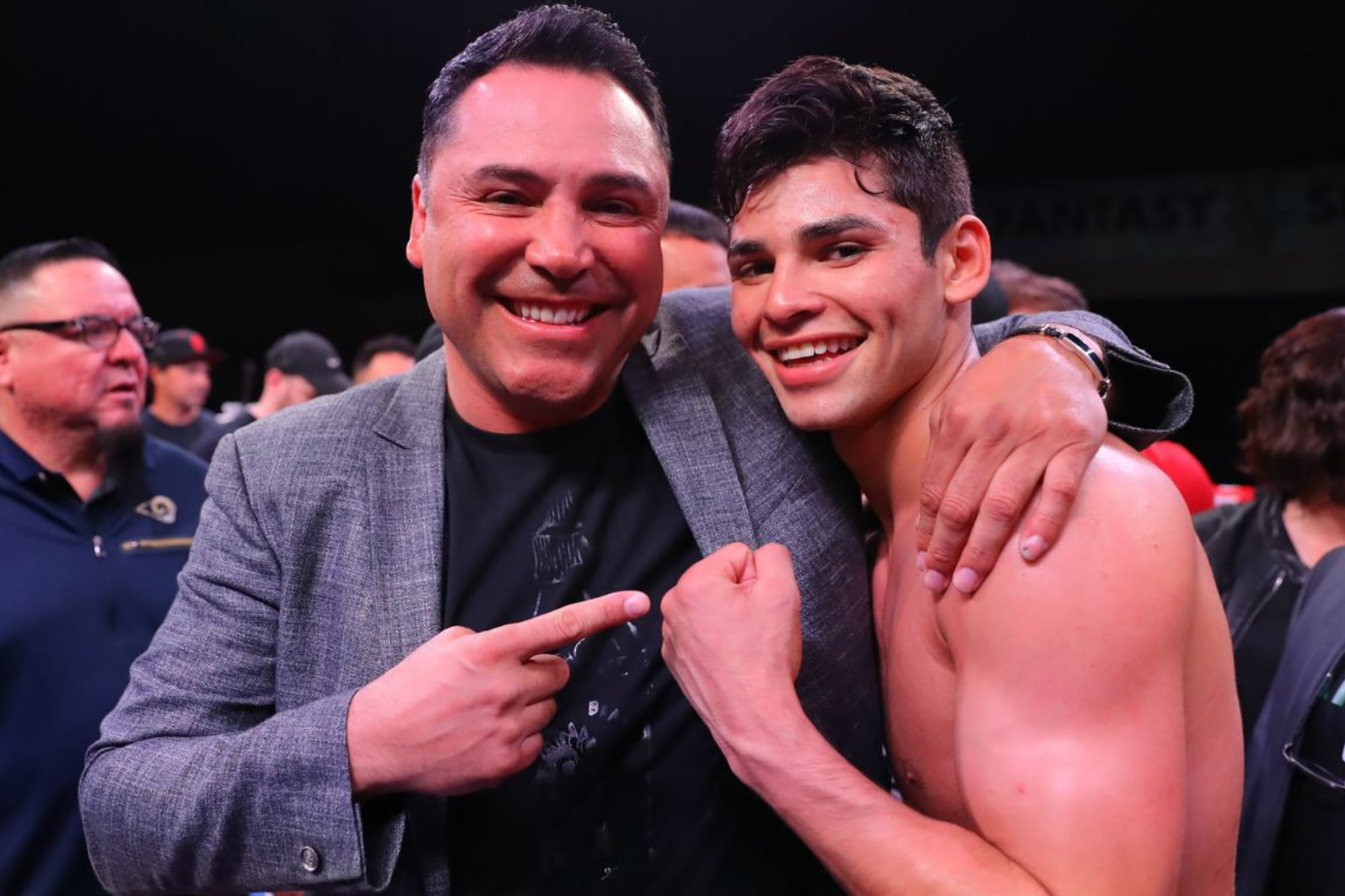 Ryan García, con Oscar de la Hoya, una relación que terminó muy mal