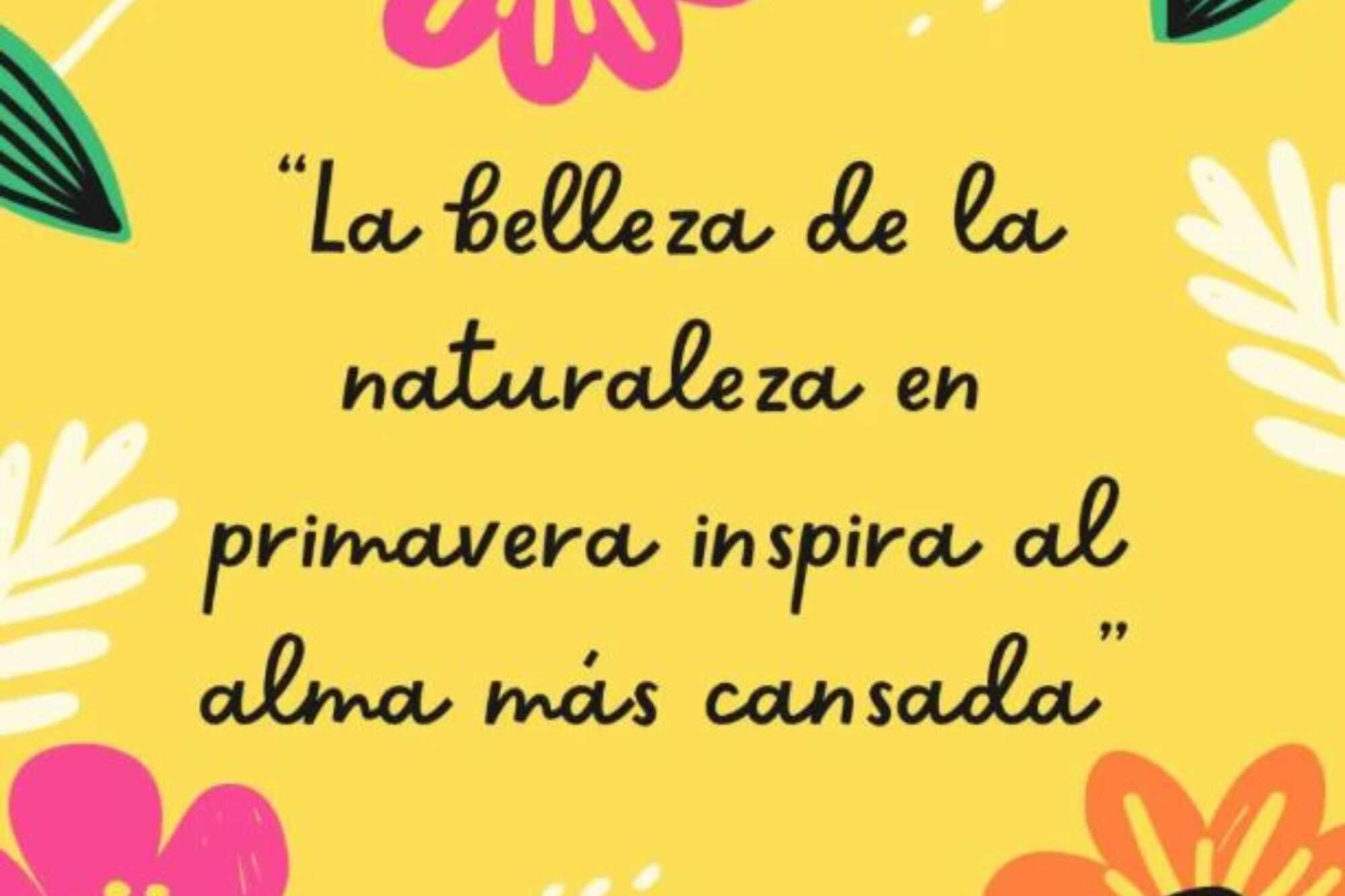 Opciones para saludar por la llegada de la primavera