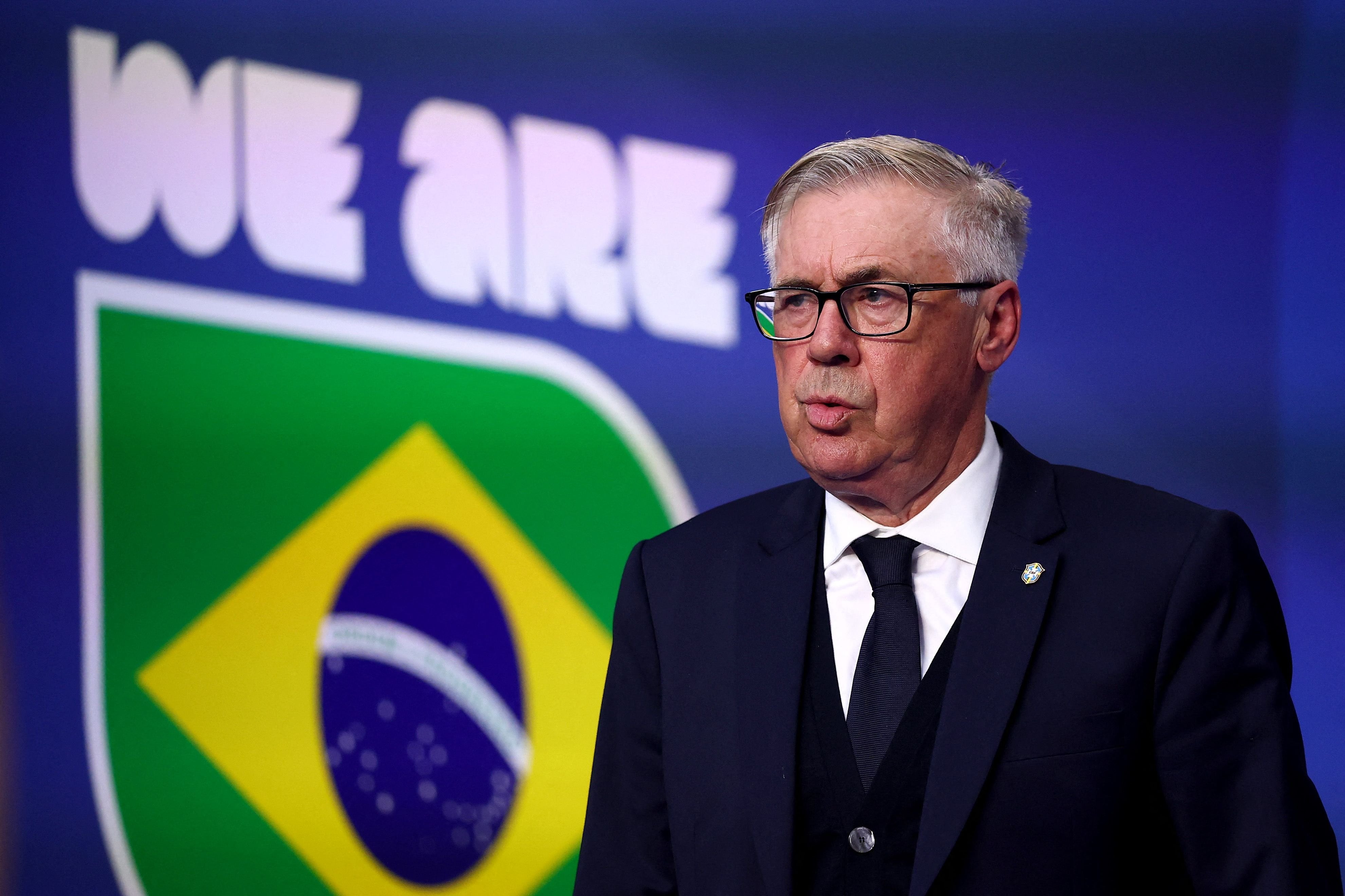 El italiano Carlo Ancelotti, al frente de Brasil