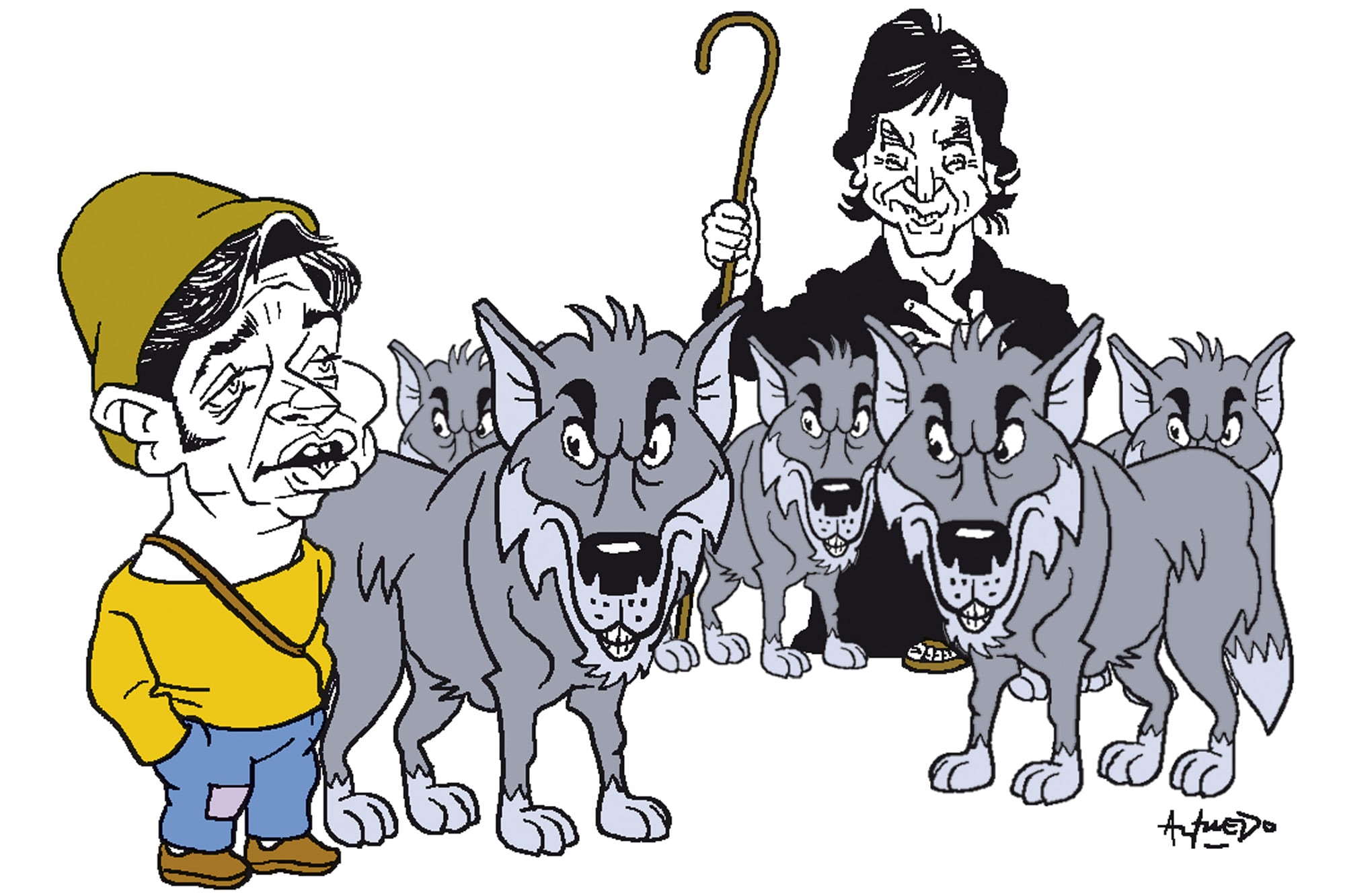 Kicillof, entre los lobos K y el pastor mediático