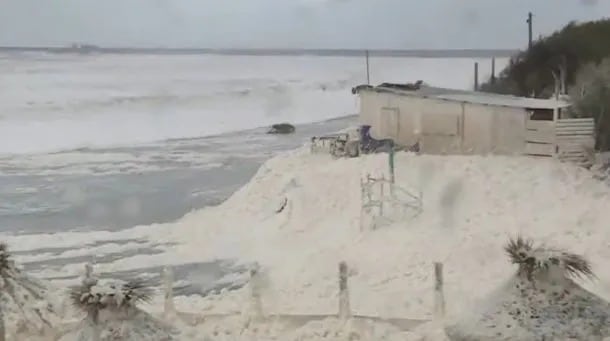 Espuma en Quequén