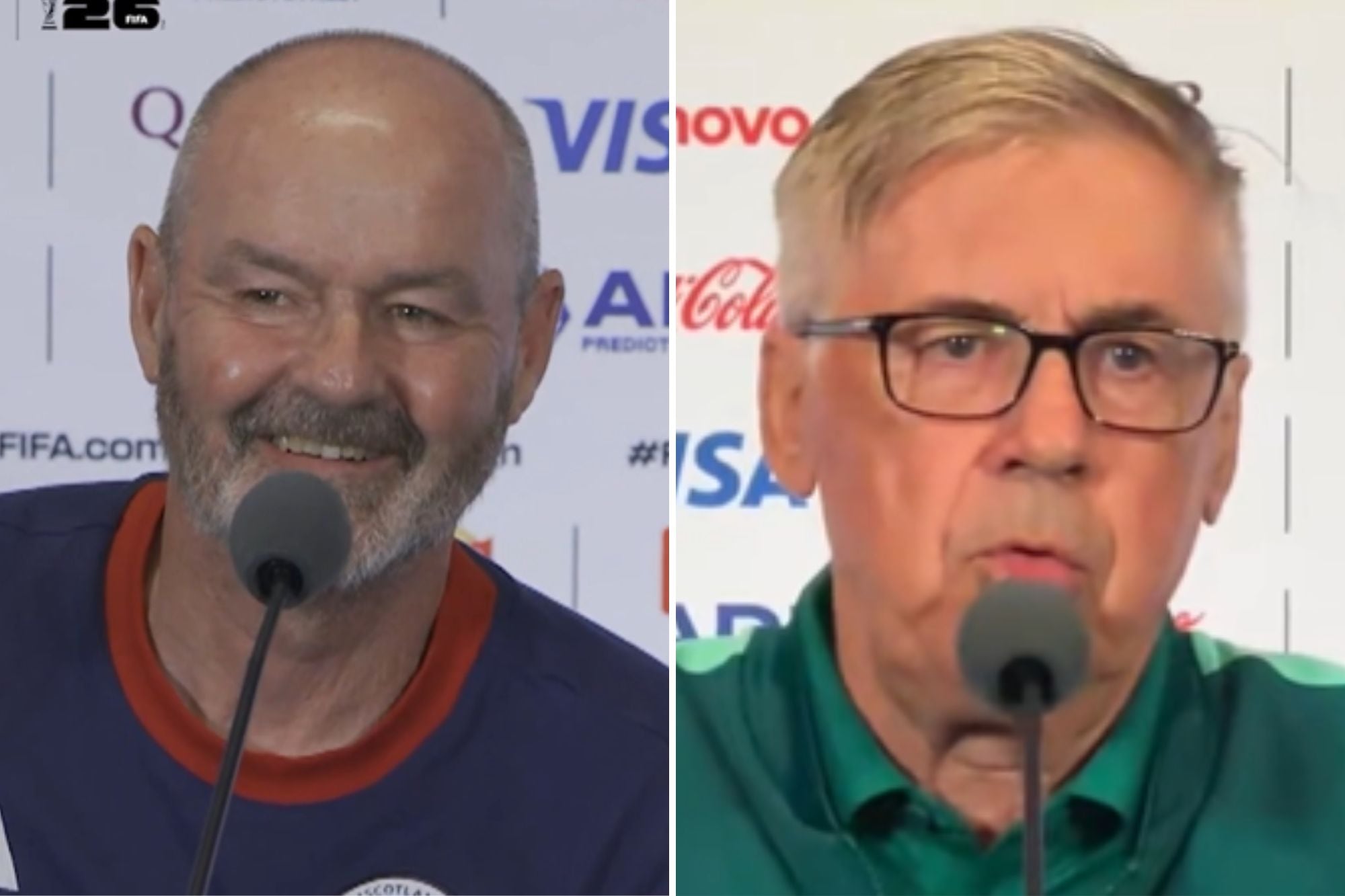El duelo estará marcado por los estilos de Steve Clarke y Carlo Ancelotti