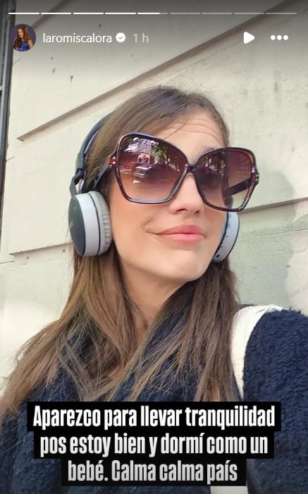 La panelista agradeció las muestras de cariño