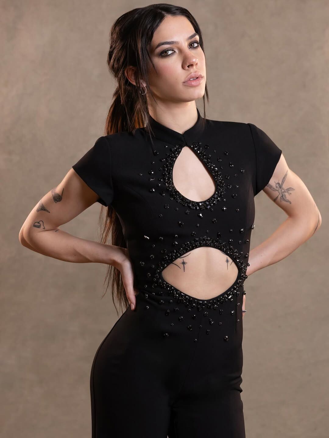 Morena modeló la nueva colección de Cynthia Martos (Foto: Instagram @cynthiamartos)
