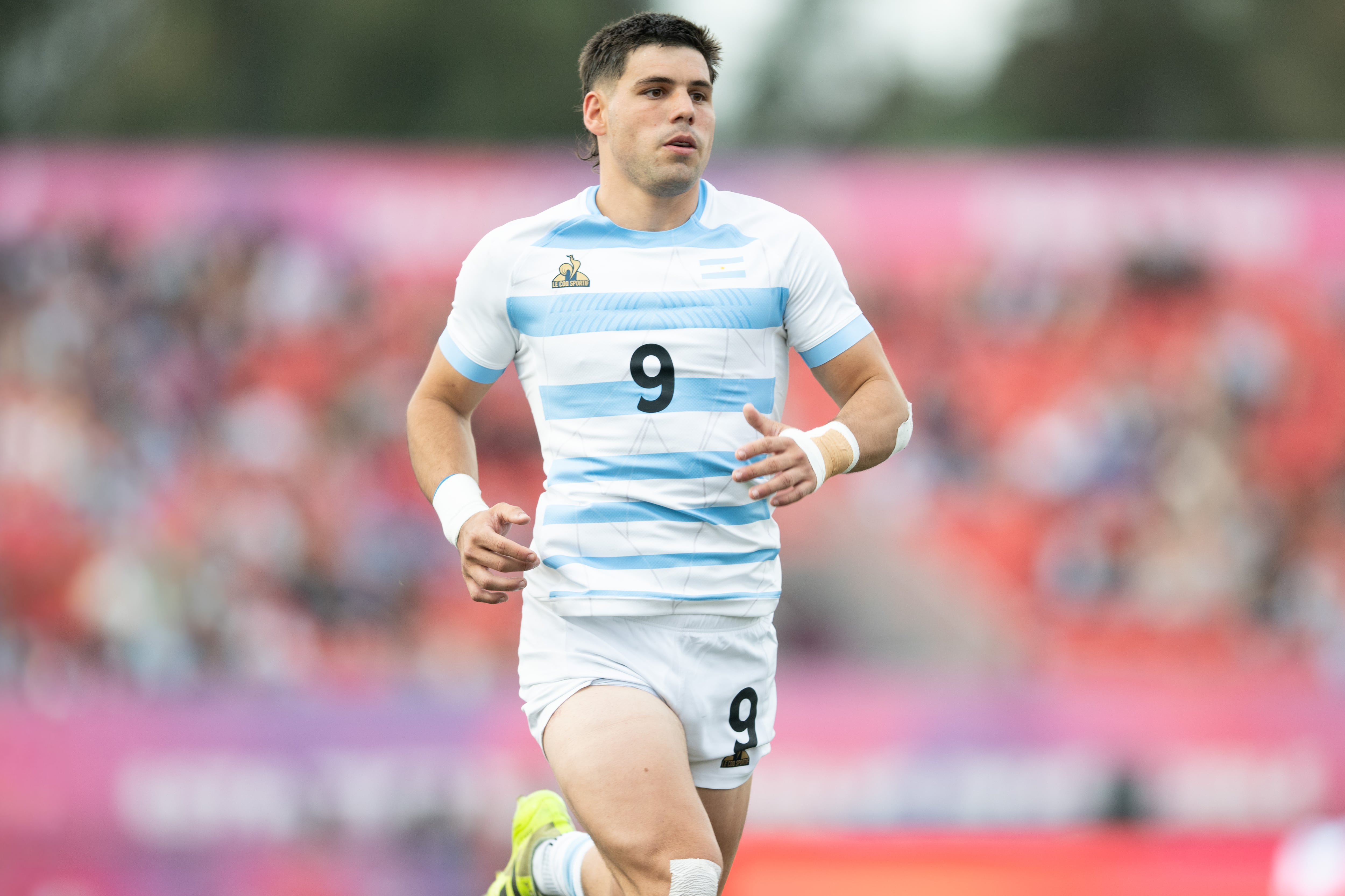 Pedro de Haro, el único rosarino del plantel argentinio, tuvo hinchada propia;