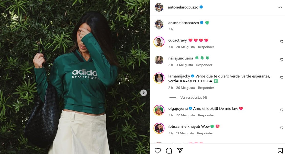 El posteo de Anto Roccuzzo que levantó suspiros en las redes