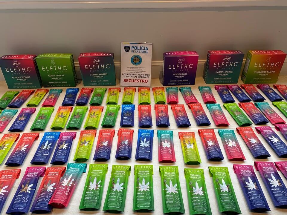 Chicles de marihuana llevaron a cuatro personas al hospital y al vendedor, que vivía en un country, a la cárcel