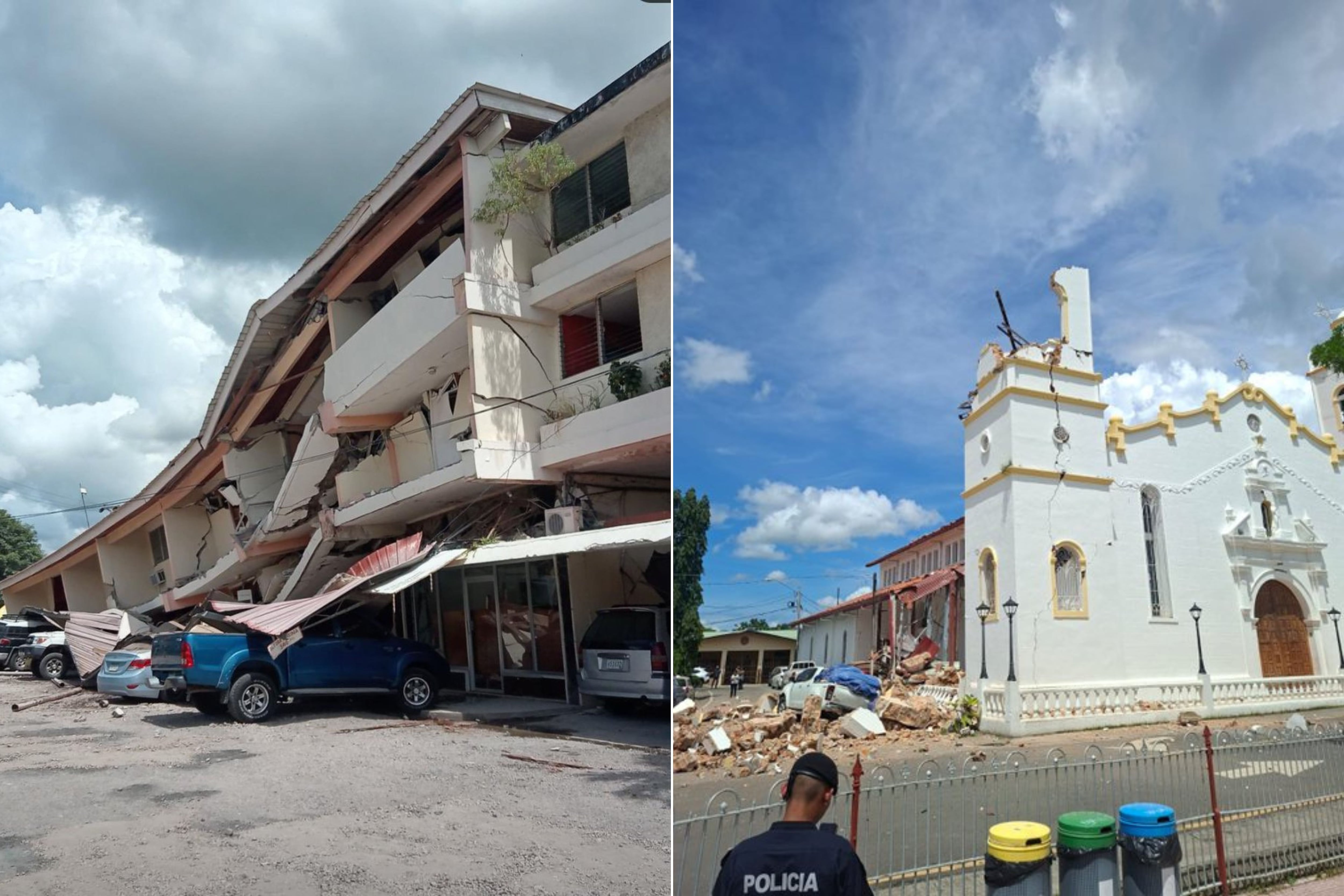 Así quedaron algunas de las viviendas y monumentos históricos de Panamá tras el fuerte sismo vivido
