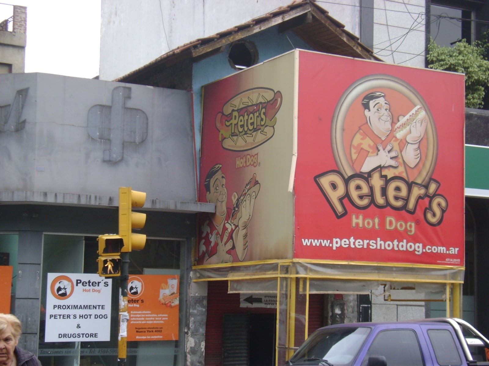 El primer local de los panchos Peter s