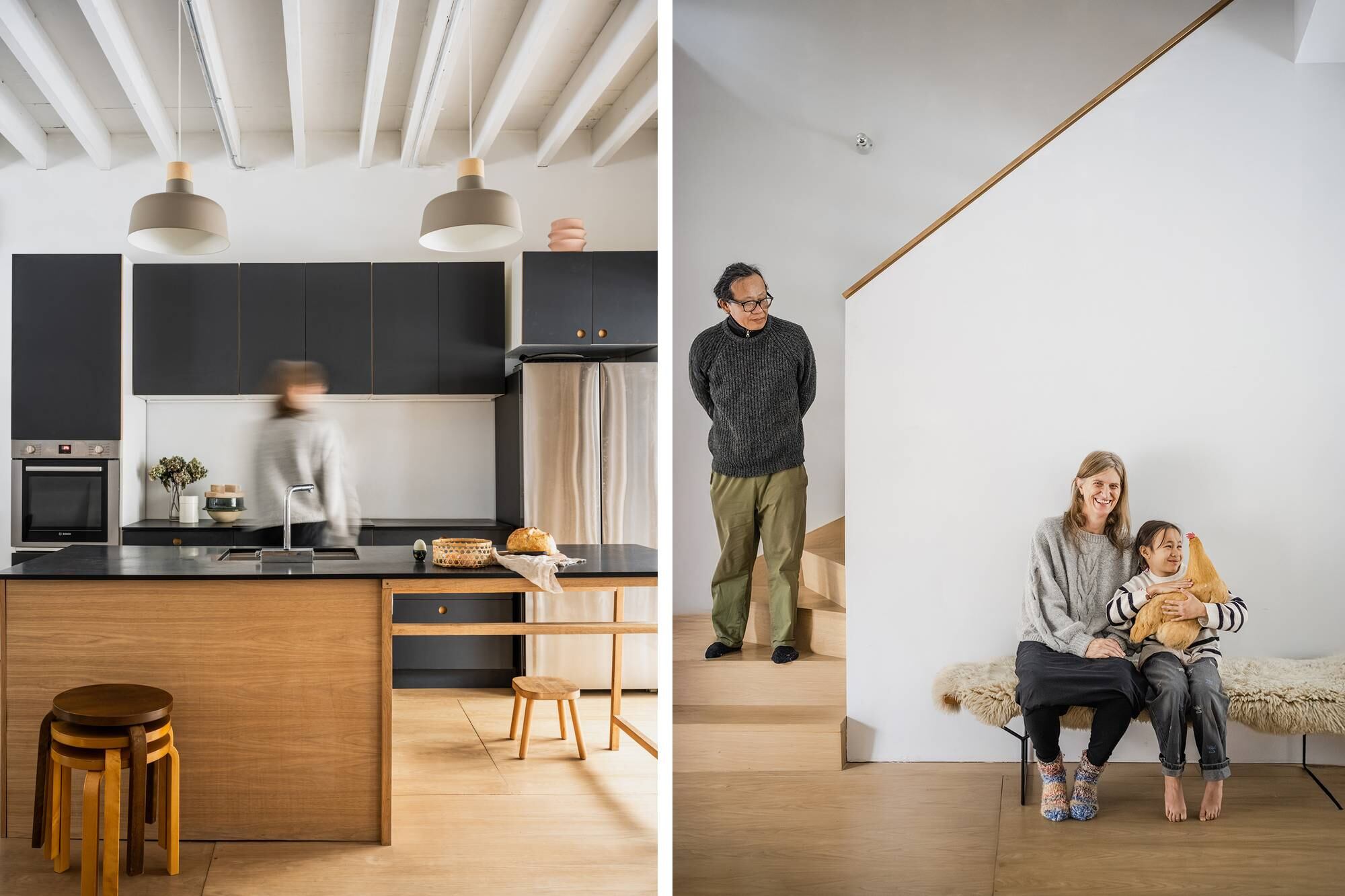 Más espacio para una pequeña en crecimiento, el motor del cambio de esta pareja