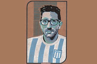 El hincha. La pasión de Alejandro Wall por Racing, en las buenas y en las malas