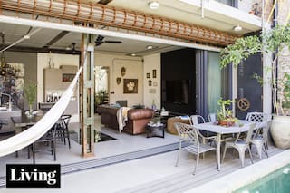 Reconstruyeron su casa y lograron pileta, dos espacios de trabajo y mucho diseño