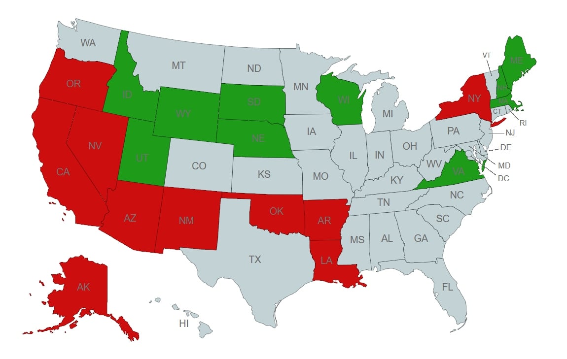 Según el análisis, Utah, Nuevo Hampshire e Idaho son los tres mejores estados para mudarse