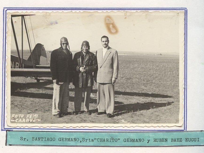 Santiago Germanó, Charito Germanó y Rubén Baez Euqui