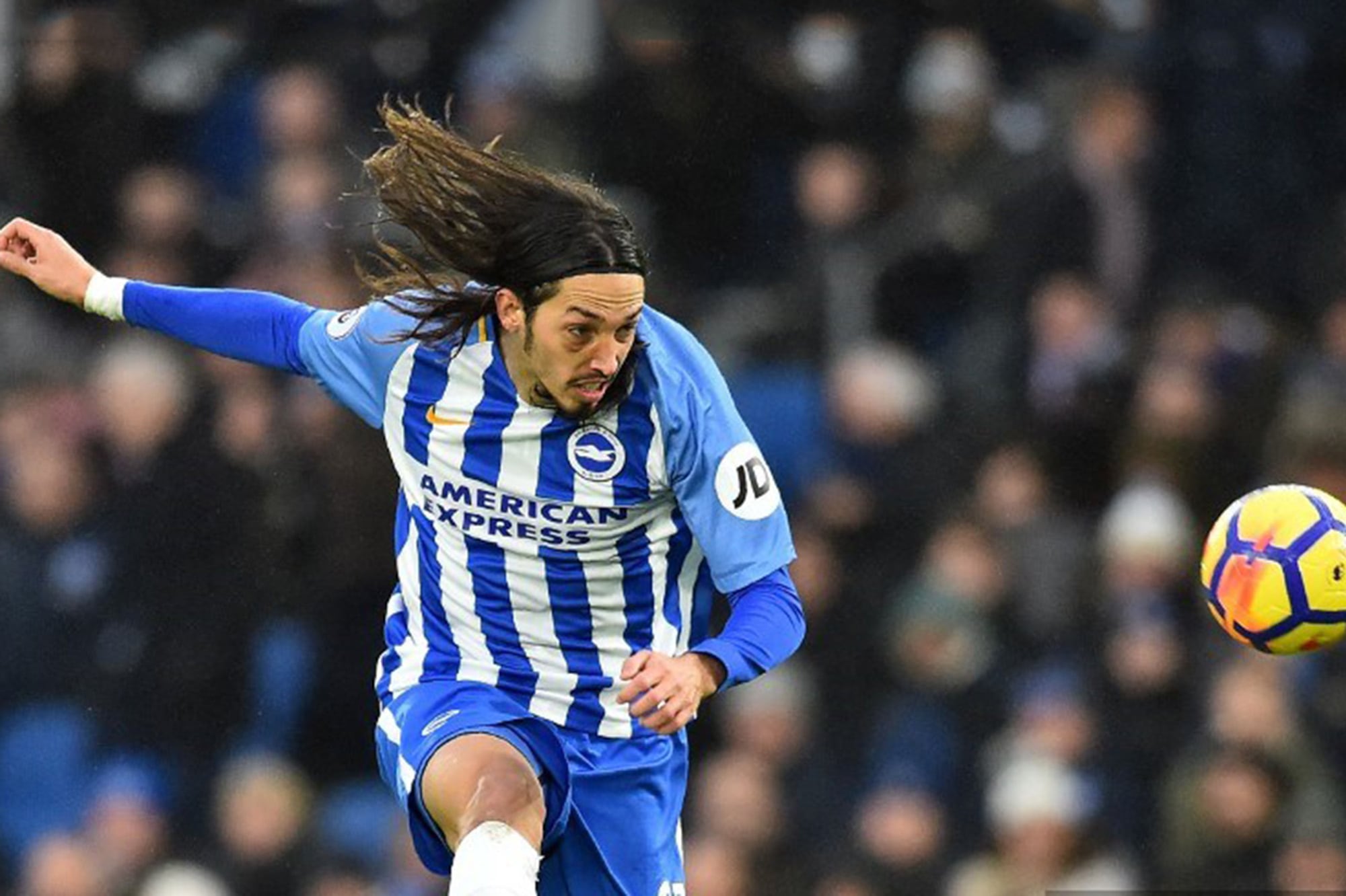 Ezequiel Schelotto jugó en Brighton de Inglaterra desde 2017 hasta 2020