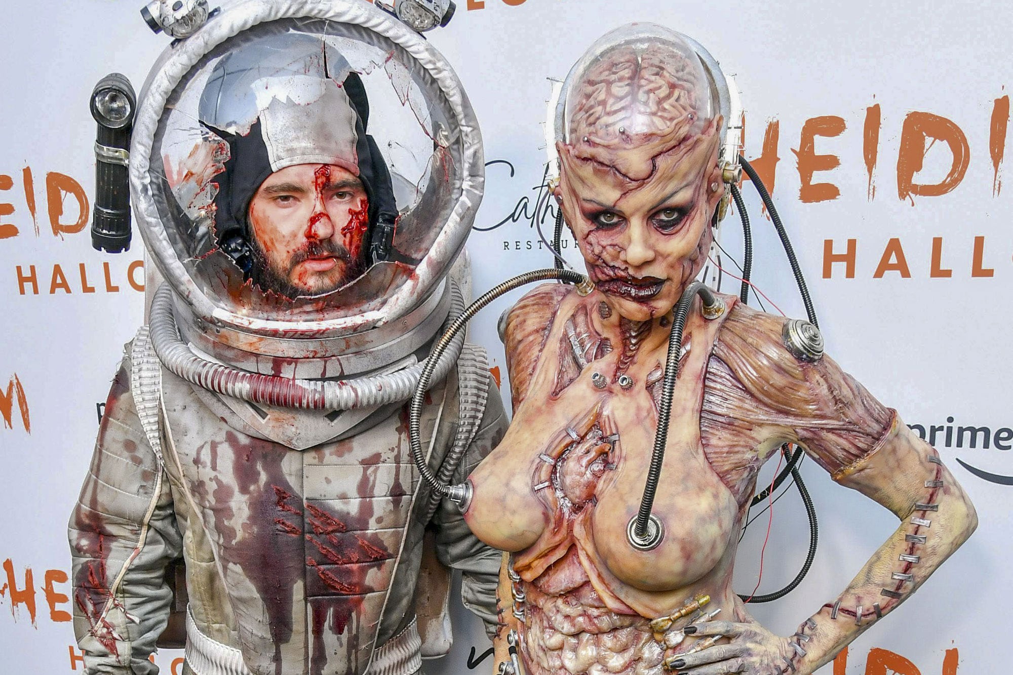 Siempre secundada por su marido, en 2019 Klum fue una mezcla de criatura extraterrestre y biónica