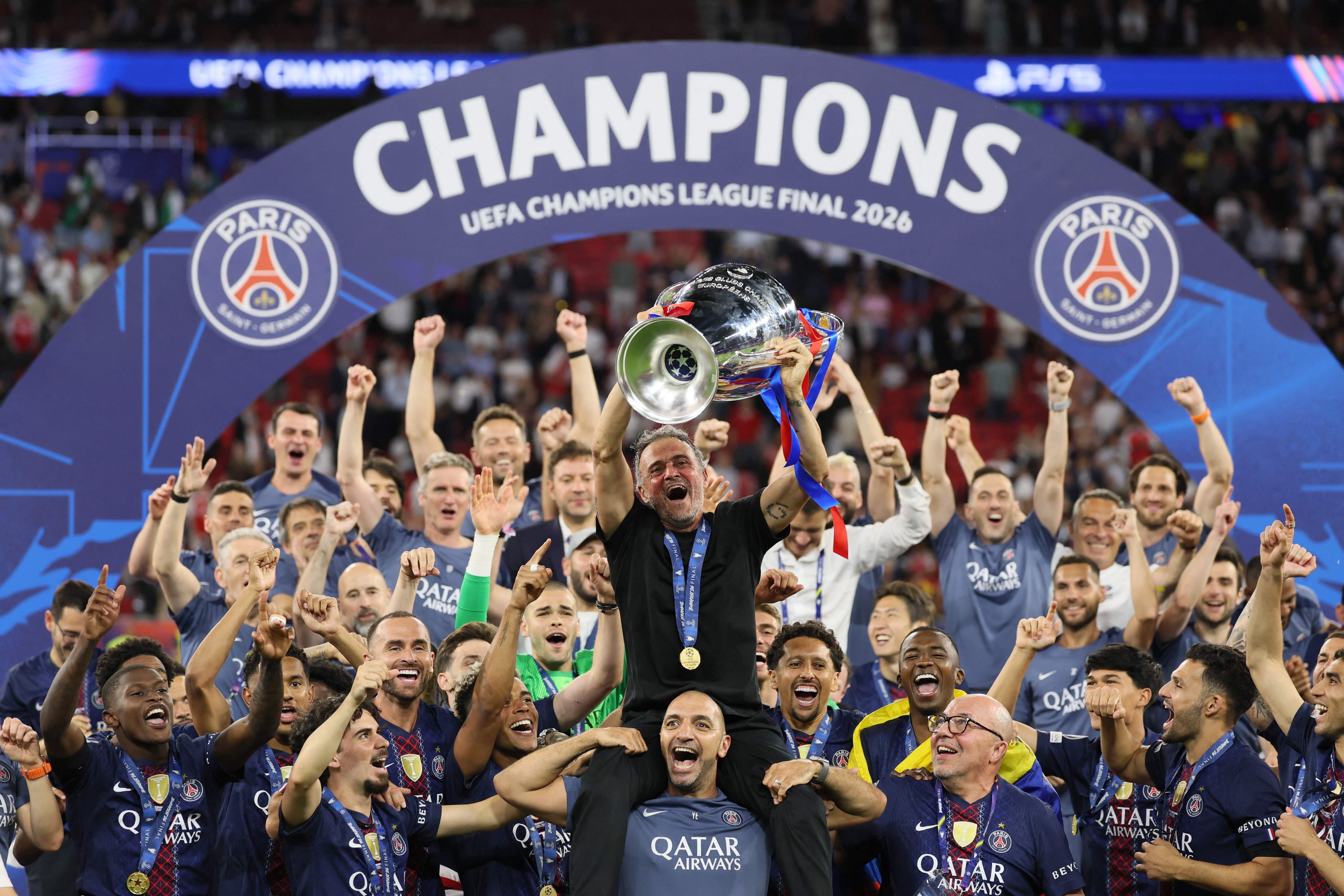 Paris Saint Germain ganó la Champions League en las últimas dos temporadas