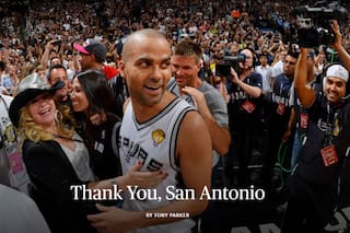 Tony Parker se despidió de San Antonio con una carta al estilo Spurs