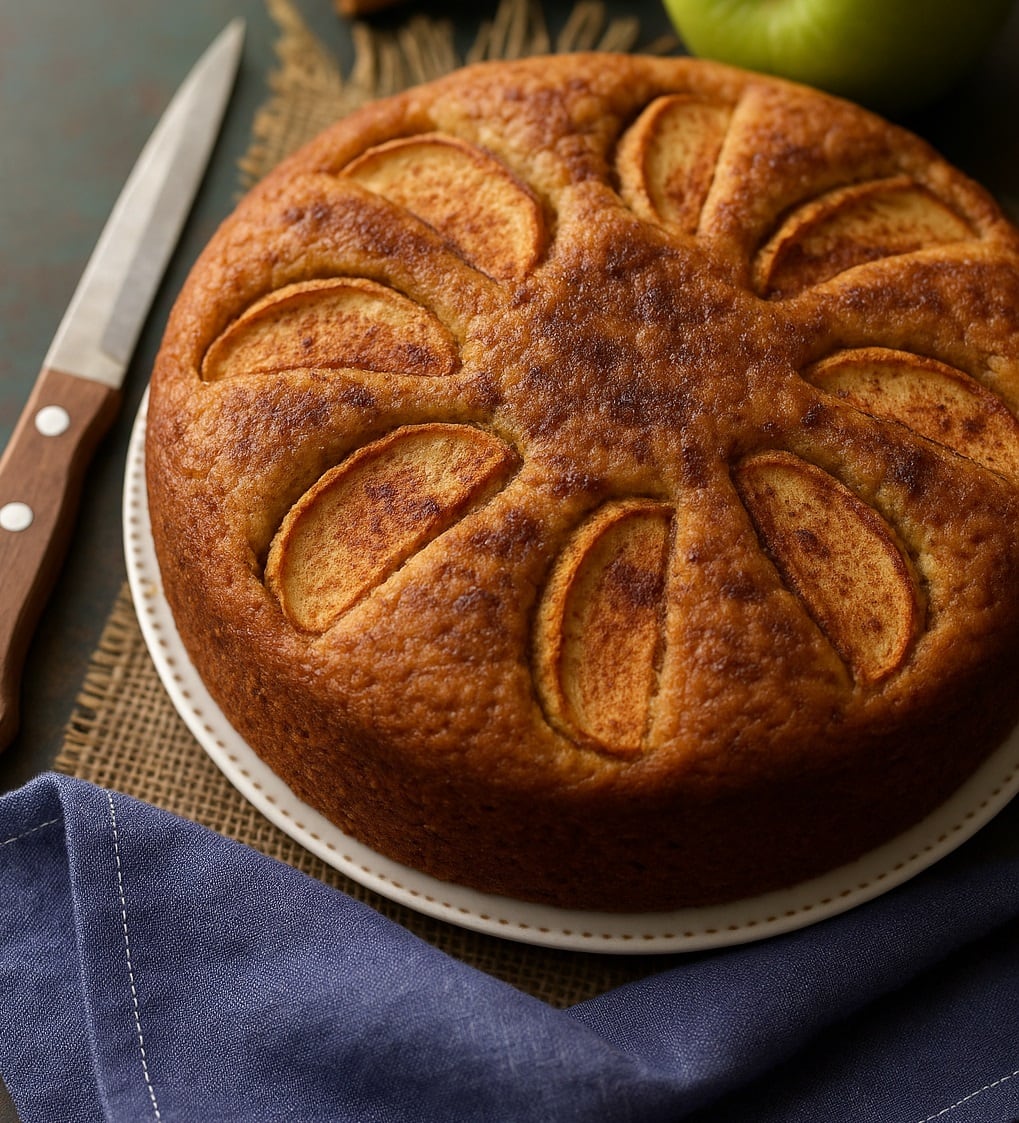 La torta de manzana es un clásico que podés reversionar al reemplazar harina de trigo por la de almendras